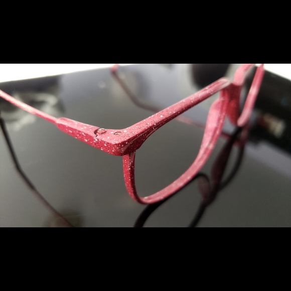 Vintage red speckled frame - Picture 5 of 6